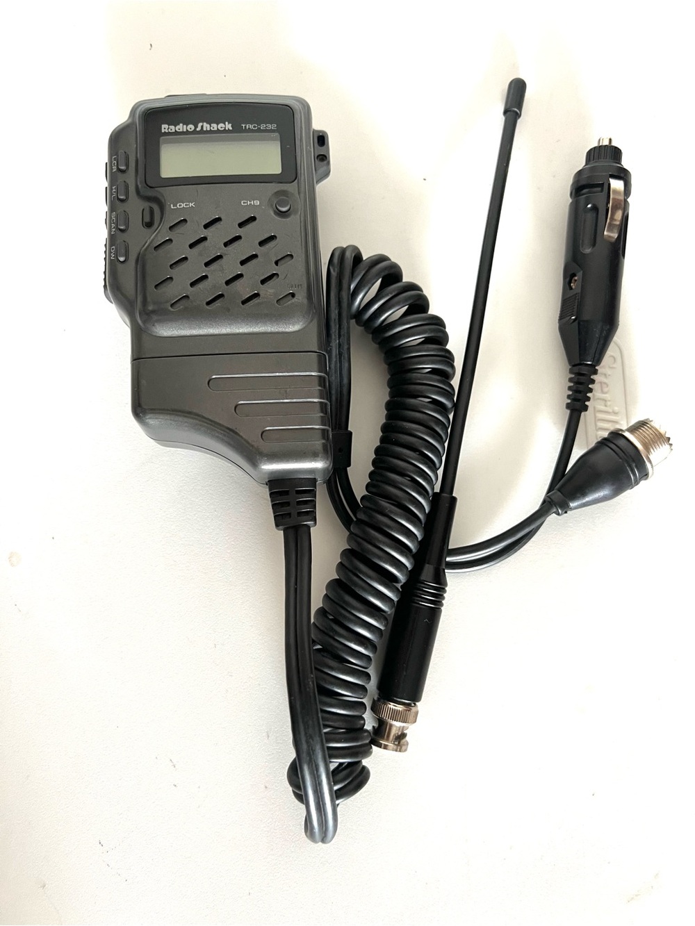 RadioShack TRC-232 Radio With Adapter in Working Conditions Everything Works